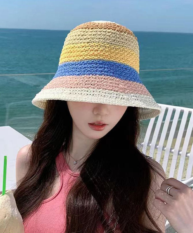 Summer Stylish Outdoor Holiday Breathable Bucket Hat YU1008 Hat-HAT240528