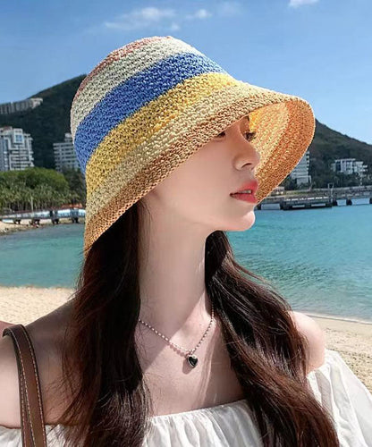 Summer Stylish Outdoor Holiday Breathable Bucket Hat YU1008 Hat-HAT240528