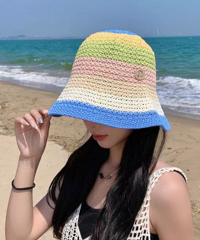 Summer Stylish Outdoor Holiday Breathable Bucket Hat YU1008 Hat-HAT240528