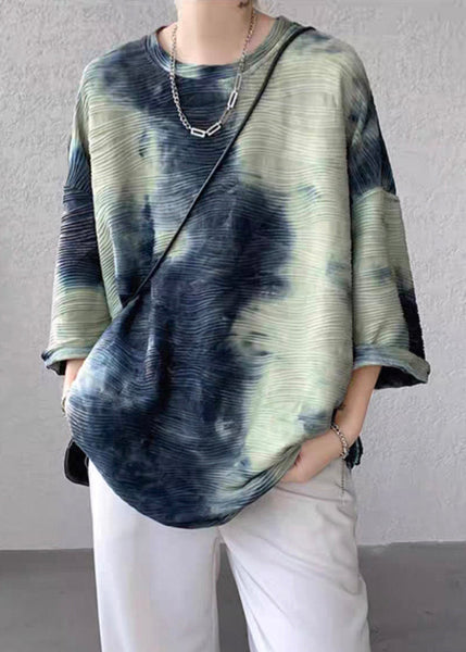 Tie Silk Neck O Shirts Green Unique Ice T Bracelet Dye Mens FashionChic