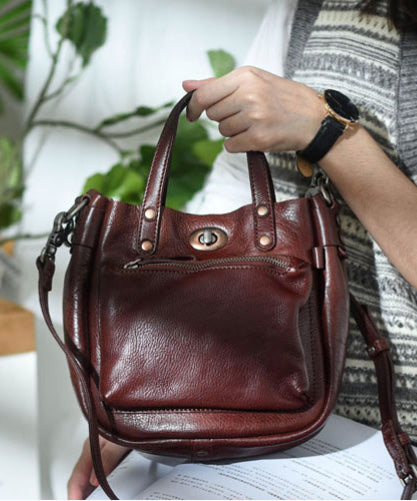 Unique Bag Durable Orange CrossBody Leather Solid Micro FashionChic