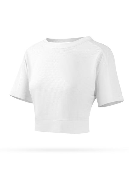 Top Sleeve Yoga Purple Unique Short O-Neck FashionChic