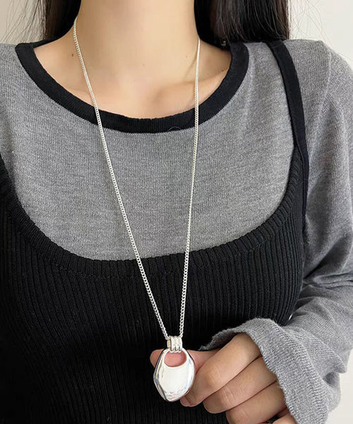 Necklace Silk Sweater Pendant Unique Bag Copper FashionChic