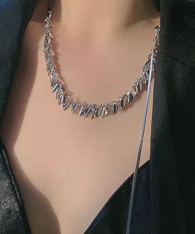 Of Silk Ear Stainless Pendant Unique Wheat Sequins Steel Tassel FashionChic