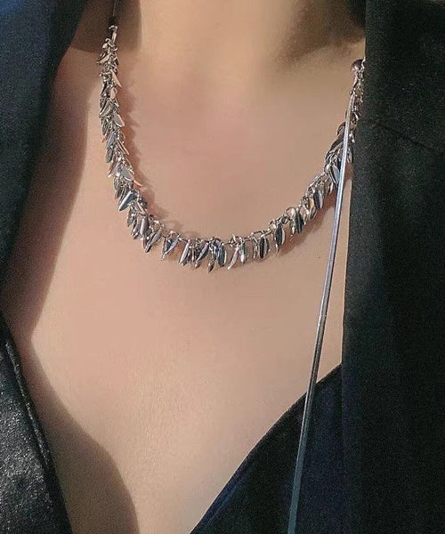 Of Silk Ear Stainless Pendant Unique Wheat Sequins Steel Tassel FashionChic