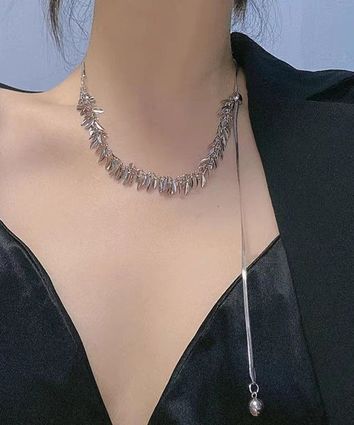 Of Silk Ear Stainless Pendant Unique Wheat Sequins Steel Tassel FashionChic