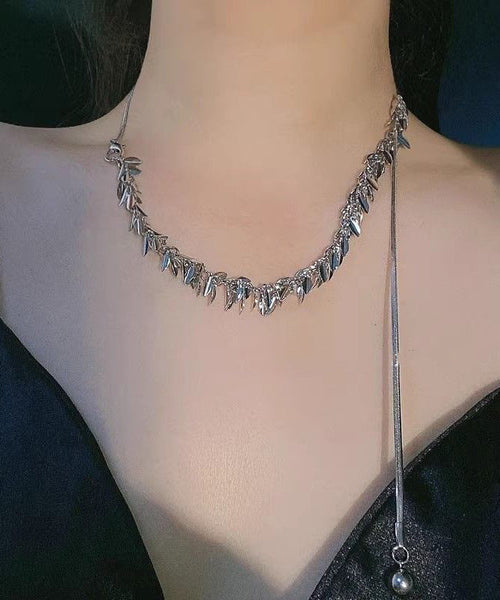 Of Silk Ear Stainless Pendant Unique Wheat Sequins Steel Tassel FashionChic