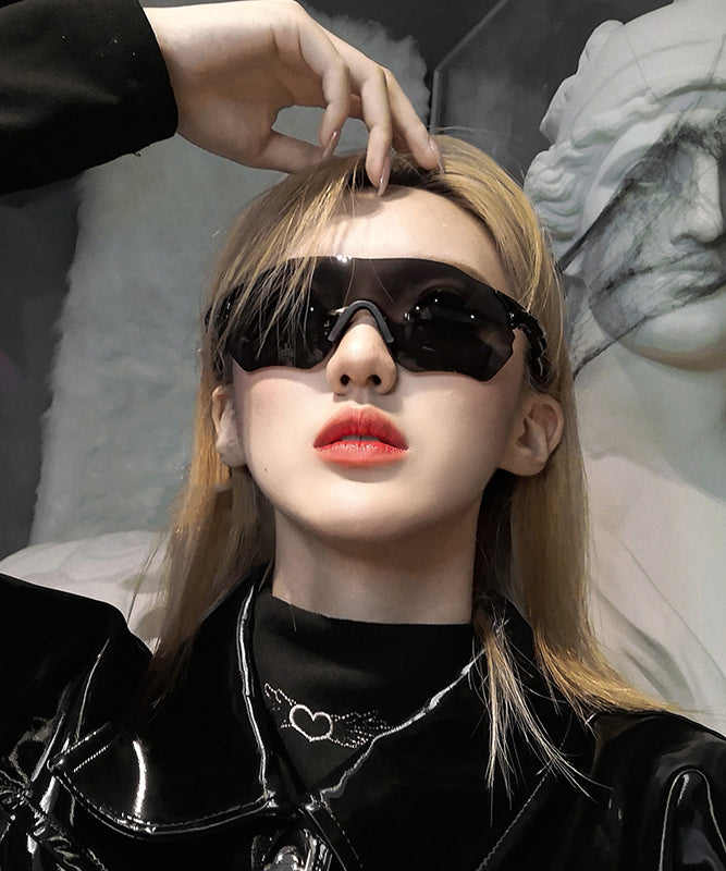 Unisex Punk Style Frameless Integrated Functional Sunglasses XS1082 Ada Fashion