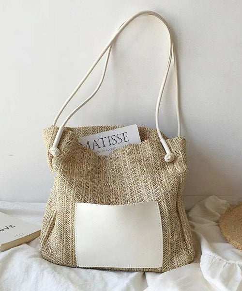 Vacation Style Large Capacity Straw Woven Shoulder Bag GG088 Bag-BGS240606