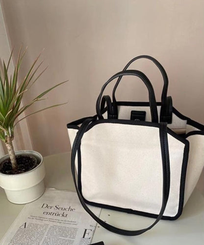 Versatile Beige Large Capacity Canvas Tote Handbag HJ1041 Ada Fashion