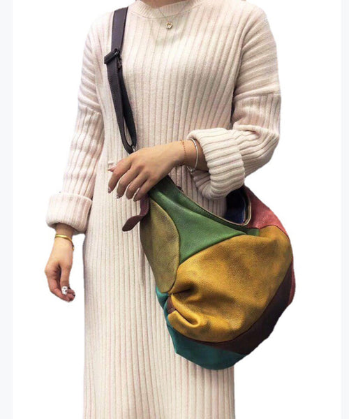 Versatile European And American Cowhide Large Capacity Crossbody Bag HJ1017 Ada Fashion