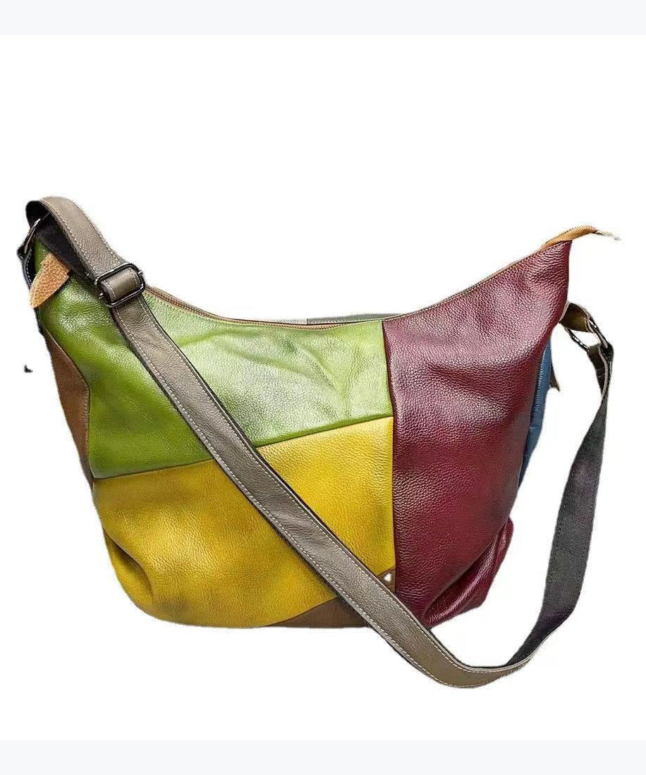 Versatile European And American Cowhide Large Capacity Crossbody Bag HJ1017 Ada Fashion