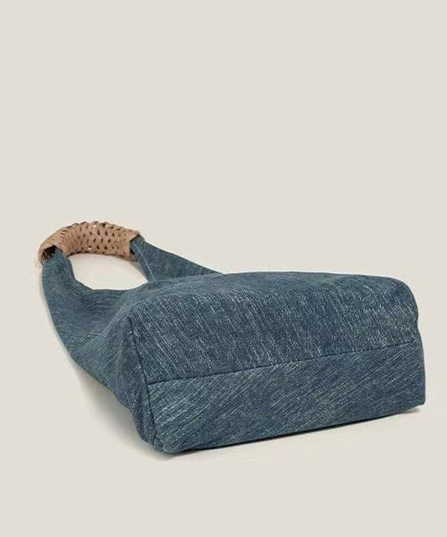 Shoulder Asymmetrical Blue Bags Denim Design Vintage FashionChic