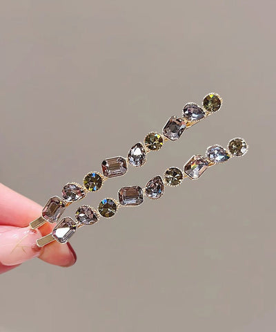 Zircon Vintage Hairpin Alloy Gold Crystal FashionChic