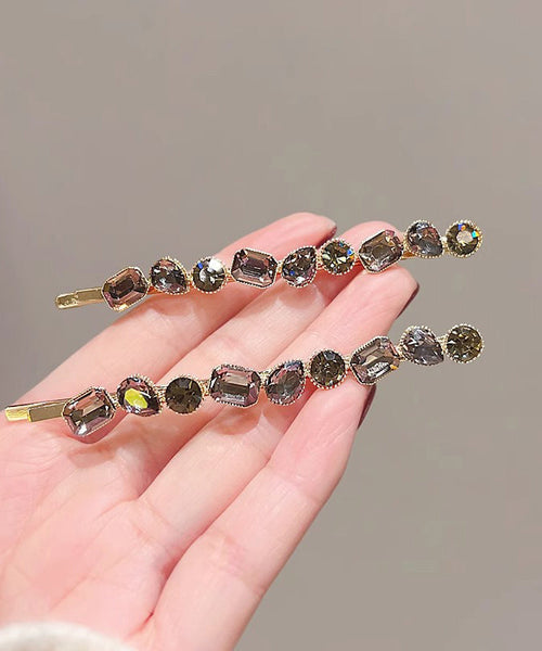 Zircon Vintage Hairpin Alloy Gold Crystal FashionChic