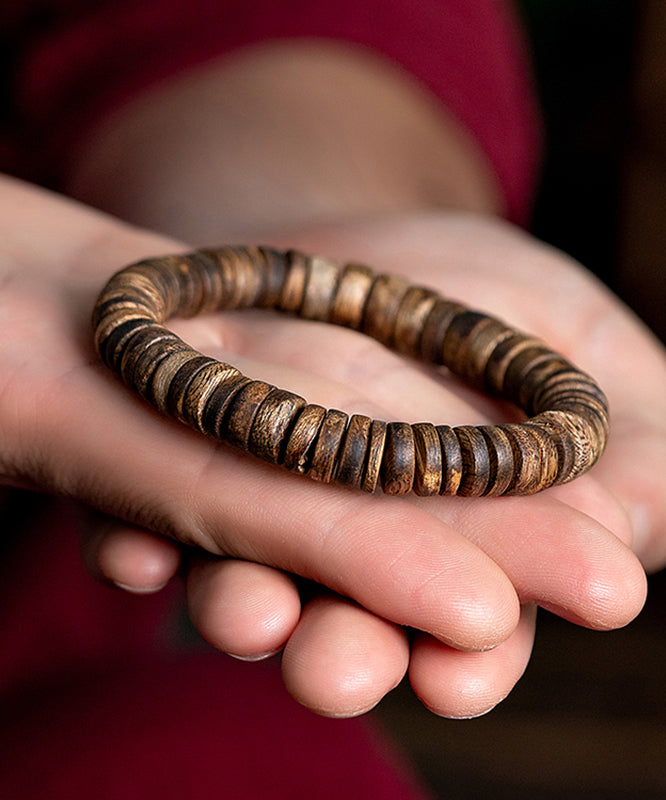 Vintage Handmade Brown Beading Bracelet QI062 JEW-BRA240928