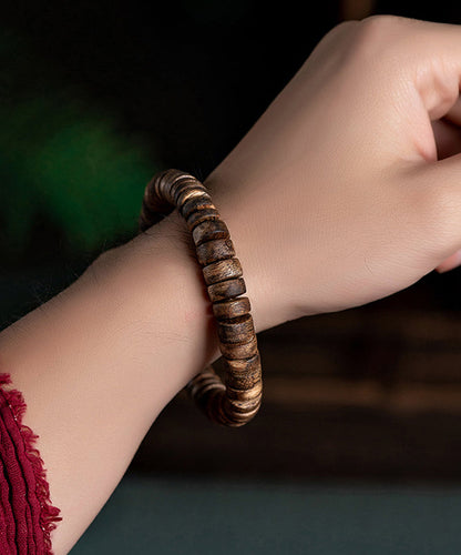 Vintage Handmade Brown Beading Bracelet QI062 JEW-BRA240928