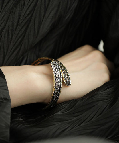 Vintage Old Gold Floral Cuff GH1042 Ada Fashion