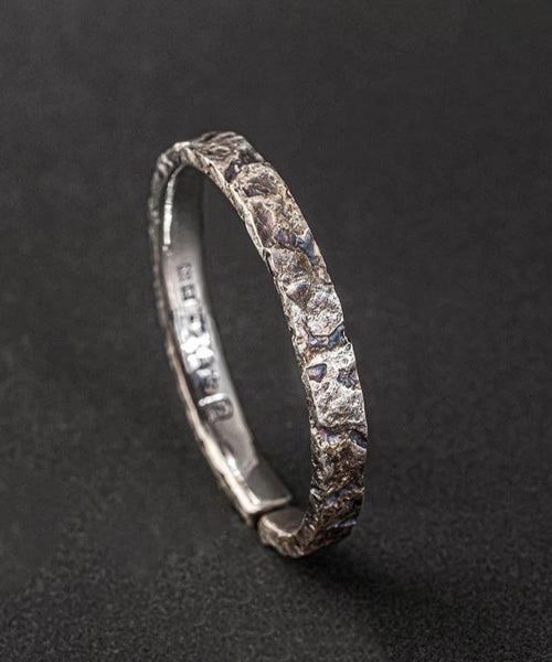 Sterling A Massive Vintage Cuff Rock Men Silver FashionChic