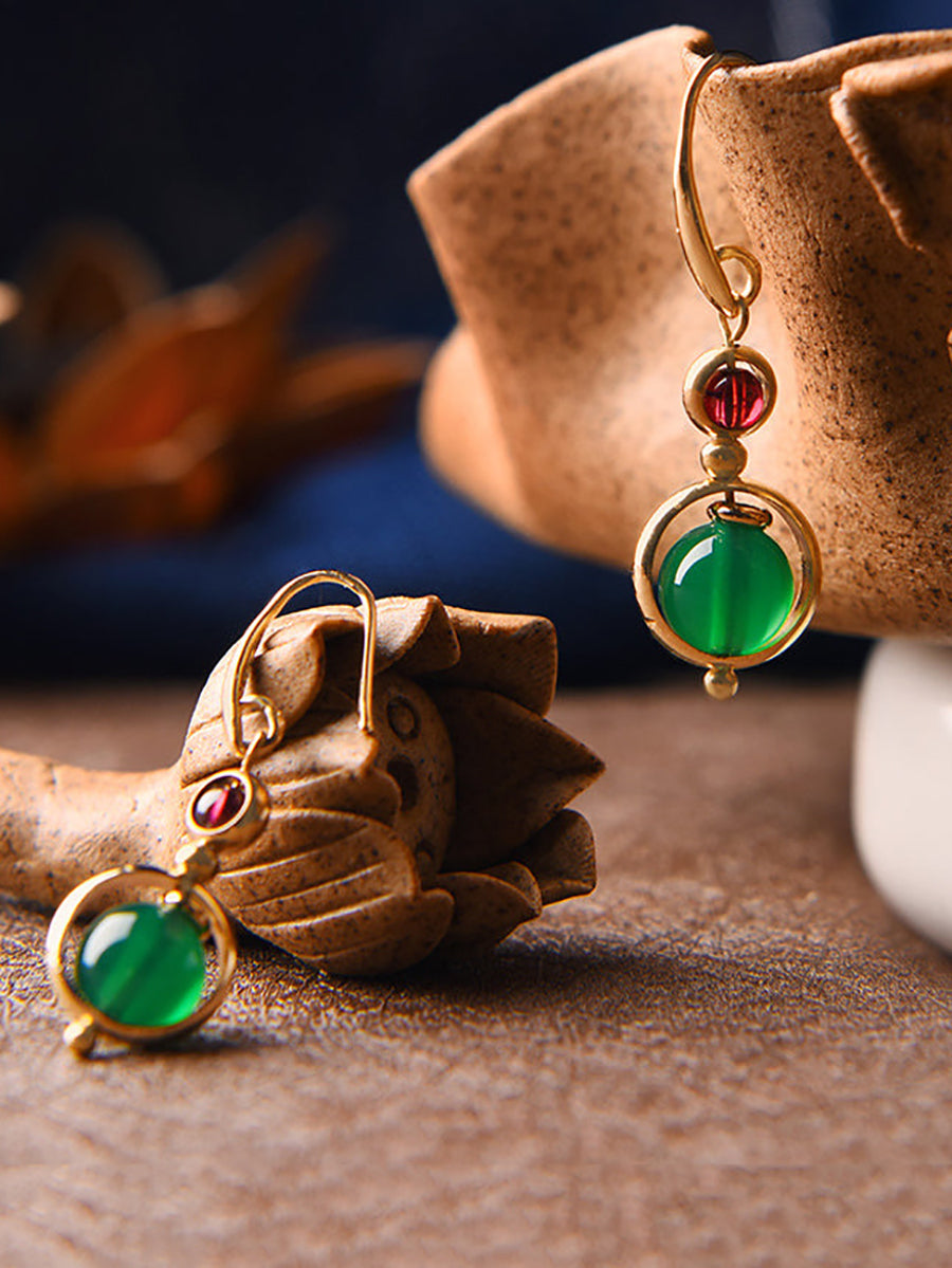 Vintage Irregular Ethnic Dragonfly Women Earrings RR016 JGL