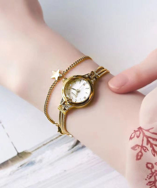 Vogue Tempered Watches Alloy Glass Blue FashionChic