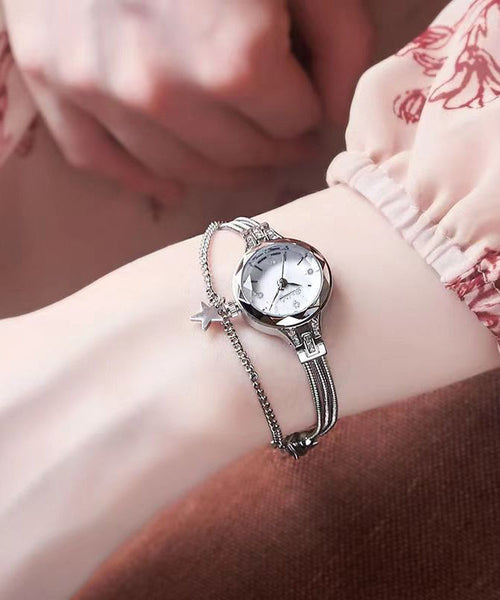 Vogue Tempered Watches Alloy Glass Blue FashionChic