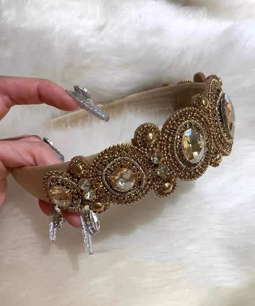 Cloth Vogue Hairpin Alloy Zircon Coffee FashionChic