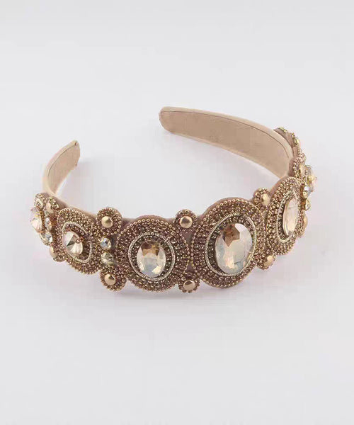 Cloth Vogue Hairpin Alloy Zircon Coffee FashionChic