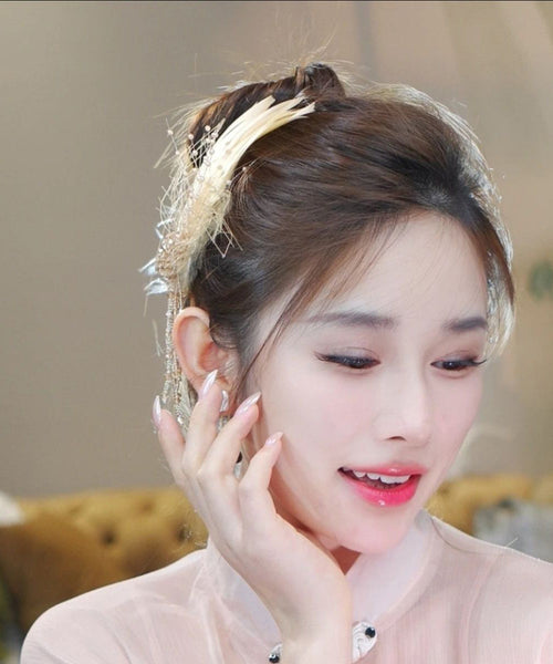 Hairpin Tassel Hair Vogue Gold Alloy Chicken FashionChic