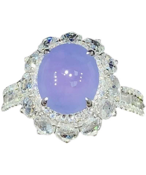 Vogue Purple Alloy Zircon Gem Stone Rings AC1074 Genistyle Shop