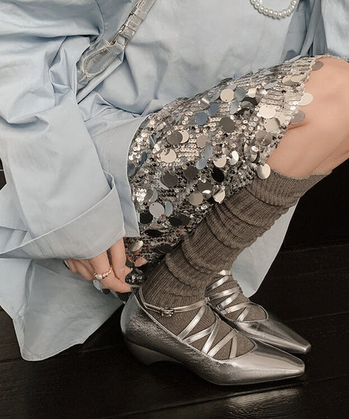 Wedge Heel Shoes Cross Strap Buckle Fashion Chocolate Hollow Out JJ031 Shoe-PG240609