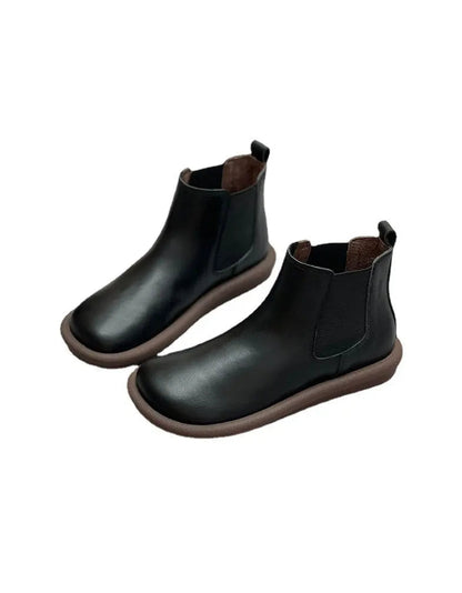 Winter Autumn Handmade Soft Leather Comfortable Boots Ada Fashion