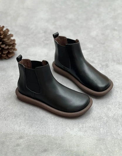 Winter Autumn Handmade Soft Leather Comfortable Boots Ada Fashion