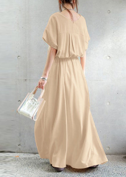 Summer Black Dresses Women Tie Hem Cotton Exra Large Waist FashionChic