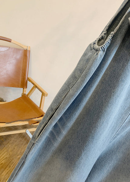 Women Patchwork Bow Denim Summer Blue Jumpsuits FashionChic