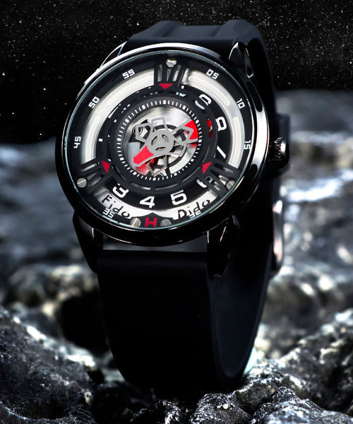 Silicone Rubber Blue Hollow Women Watches Waterproof Out FashionChic