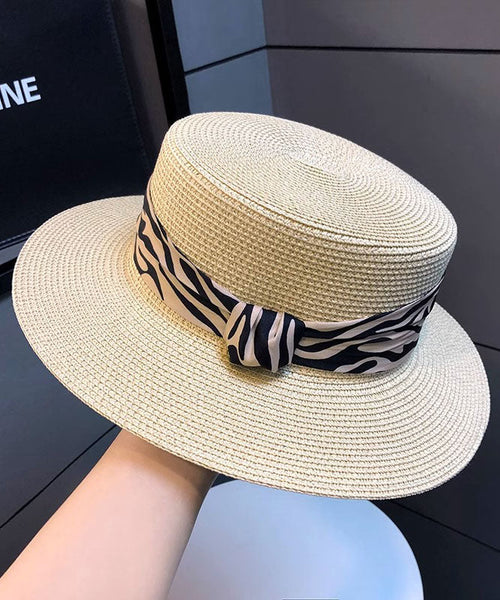 Straw Khaki Women Woven Hat Versatile Cloche FashionChic