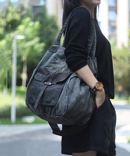 Women Large Capacity Travel Canvas Crossbody Bag MM055 Bag-BGS240620