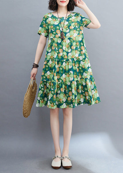 Women Light Purple Patchwork Print Mid Dresses Short Sleeveomen Light Purple Patchwork Print Mid Dresses Short Sleeve VB1015 Ada Fashion