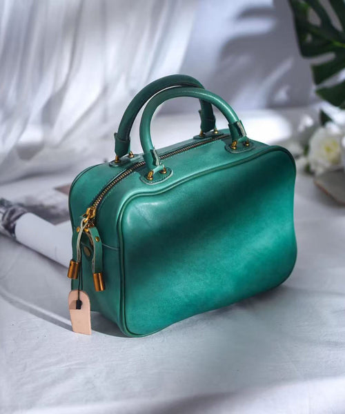 Bag Leather Orange Doctor Capacity Large Women FashionChic