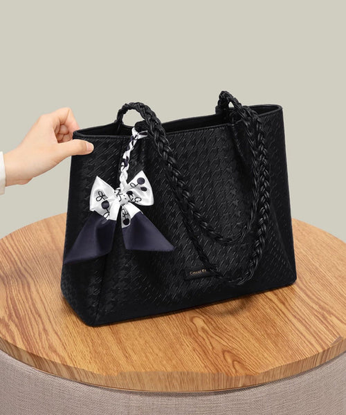 Leather Bags Large Capacity White Women Faux Shoulder FashionChic