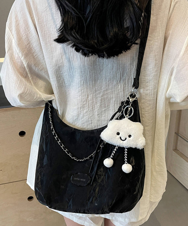Women Shoulder Solid Leather Bags Calf White Durable FashionChic