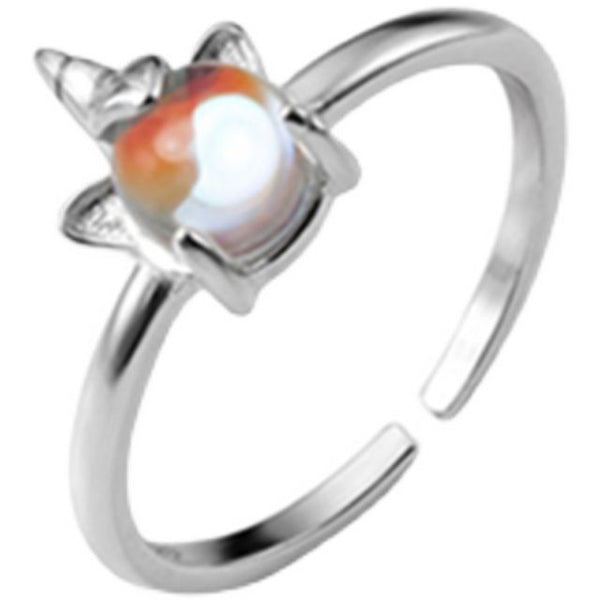 Ring Sterling Unicorn Open Silver FashionChic