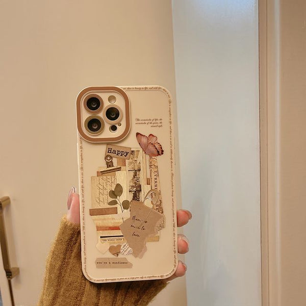 Retro Print Phone Case FashionChic