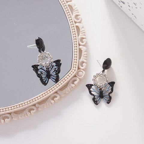 Dangle Butterfly Earring Alloy FashionChic