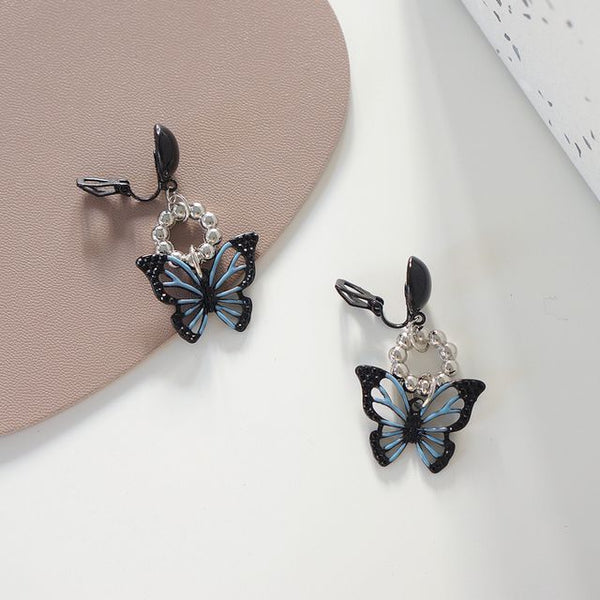 Dangle Butterfly Earring Alloy FashionChic