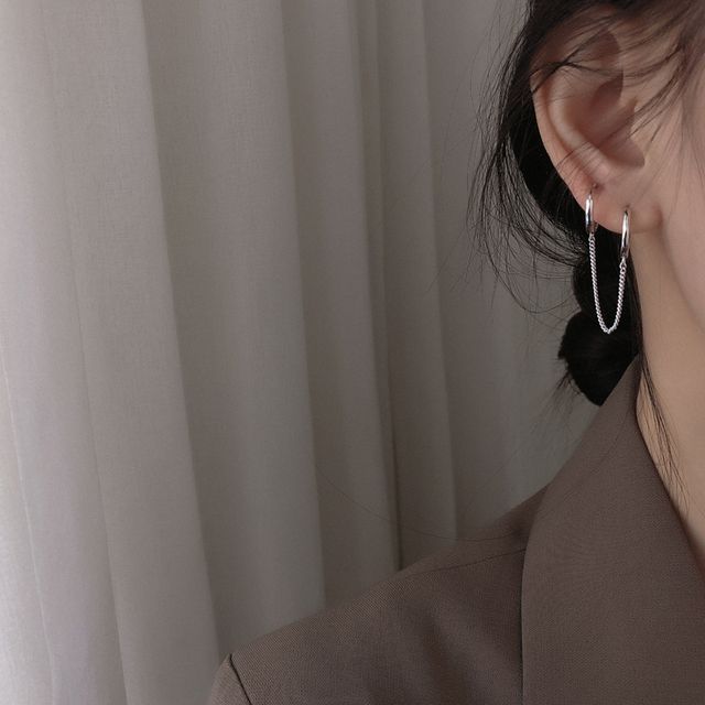 Double Hoop Piercing Earring FashionChic