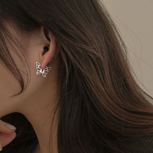 Sterling Earring Butterfly Silver FashionChic