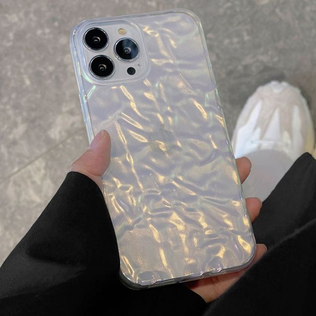 Textured Phone Case Transparent FashionChic