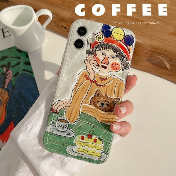 Phone Cartoon Case Transparent FashionChic